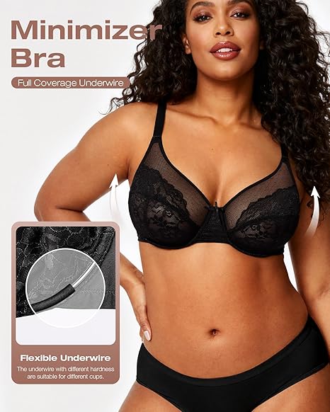 Imported Lace Minimizer Bra (Buy 1 Get 1 Free)