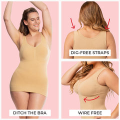 Slim Vest Shaper With Comfy Bra (For Women)