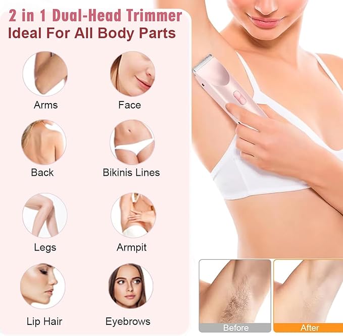 Imported Silky Splash 2-in-1 Facial & Body Shaver