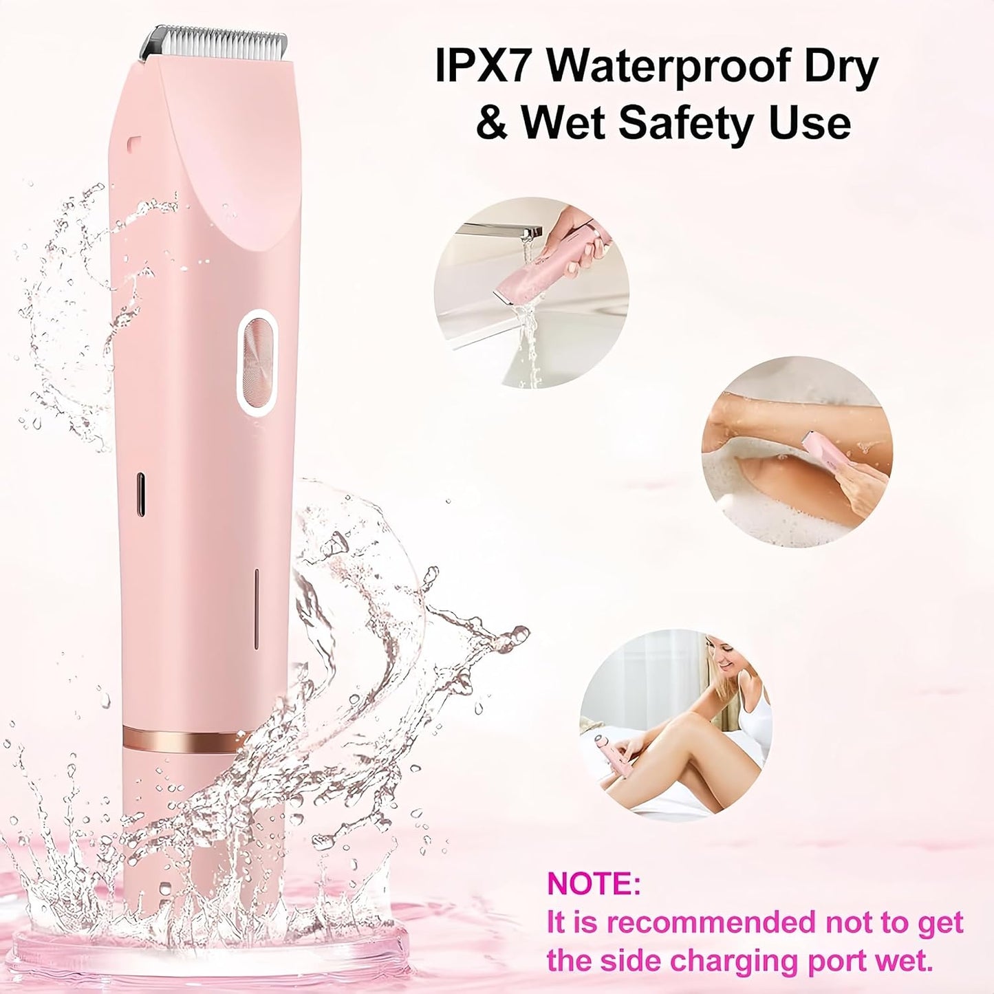 Imported Silky Splash 2-in-1 Facial & Body Shaver
