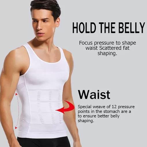 Men's Slimming Body Shaper Cooling T-Shirt - Fitone