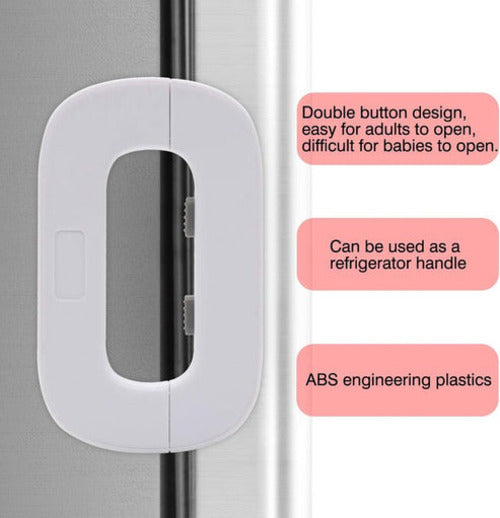 Imported™ Child Safety Refrigerator Lock | Baby Proof Fridge & Freezer Door Lock